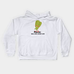 Walk More Worry Less Kids Hoodie